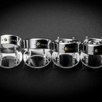 The grounding bolts can be seen here from the top of the Blackbody units.
