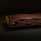 The reverse side of the <b>BlackGround 10x Power Base</b> features a high performance gold over copper power inlet (type C14) as well as two hand polished brass grounding posts which accept standard banana type connectors.