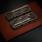 The six <b>BlackGround</b> modules inside the <b>BlackGround 6x Power Base</b> are potted directly against the wooden baseboard.