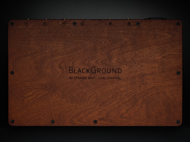 BlackGround 8x Speaker Base - Dual Channel