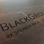 Two versions of the BlackGround Speaker Base are available. Above you see the 8x version which provides conditioning for two channels of speaker signals.