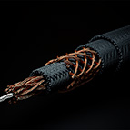 The total conductive cross section of this wire is 2 x 2.304mm^2. We use this wire for our C-MARC™ loudspeaker cable. In this application, we join all strands together at the ends, resulting in a single polarity loudspeaker cable of 4.608mm^2 cross section which provides completely silent signal transfer. Signal purity is simply outstanding.