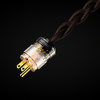 The State-of-the-Art C-MARC™ <b>Classic</b> <i>Entropic Process</i> power cable can be ordered with the wall plug option to fit your country's standard. Pictured above is the NEMA 5-15 (North American 15 A/125 V grounded) with <i>Entropic Process</i> insignia attached to the internal wall of the transparent housing. It is non-removable.