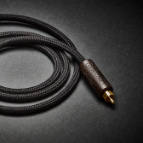 The C-MARC™ Entropic Process RCA interconnect features the very best of our cable technologies: Common-mode Auto-rejecting Cable geometry, the Entropic Process, and a hardwood Wenge barrel. The insulation is 100% mercerized cotton fiber.