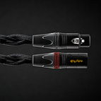 C-MARC™ XLR interconnect cables provide what we consider the ultimate connection between line-level components. Shown above are the two different types of plug: XLR male on one and and XLR female on the other. A stereo pair is made up of two separate cables, one for each channel. The two different plug types determine the directionality so that the cables are always connected in the same direction per force. Their long term developed maturity of tone will thus automatically be maintained when switching components or systems. 