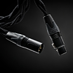 Male and female XLR plugs mean that no directional indication is needed. There is no other way to physically connect this cable.