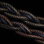 The DFPC Reference features a double Live connection for extra dynamic performance, as well as a fourth inter-woven grounding wire, seen here in blue.