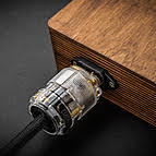 The power inlet into Echo's End is mated directly into wood. This results is the very best micro-vibration damping and serves to preserve the organic, natural sound quality we strive for.