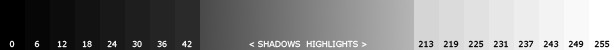 Adjust your monitor’s settings so you could see all 16 gradations