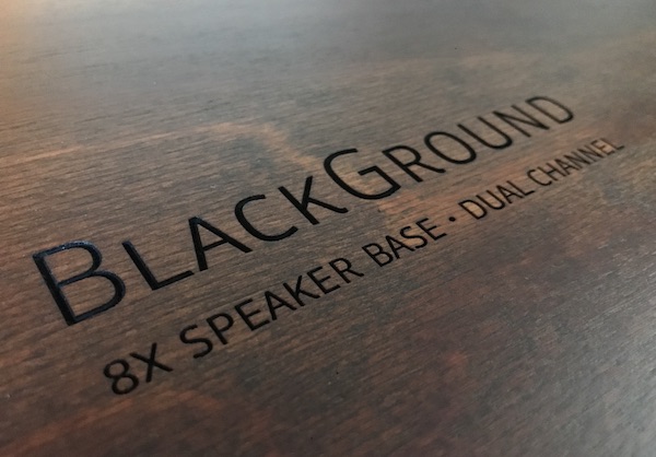BlackGround 8x Speaker Base - Dual Channel