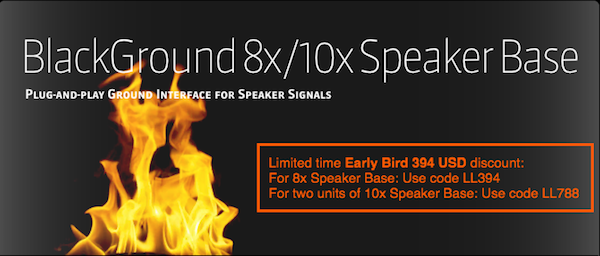 BlackGround 8x/10x Speaker Base