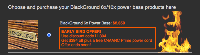 6x Power Base New Product Launch Early Bird offer!
