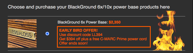 6x Power Base New Product Launch Early Bird offer!
